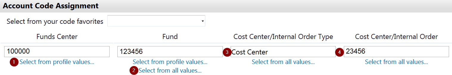 account assignment object has jurisdiction code